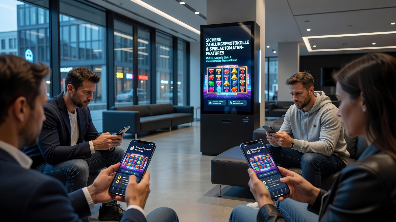 Sichere mobile Zahlungsschnittstelle mit Protokoll-Integration für Casino-Spieler