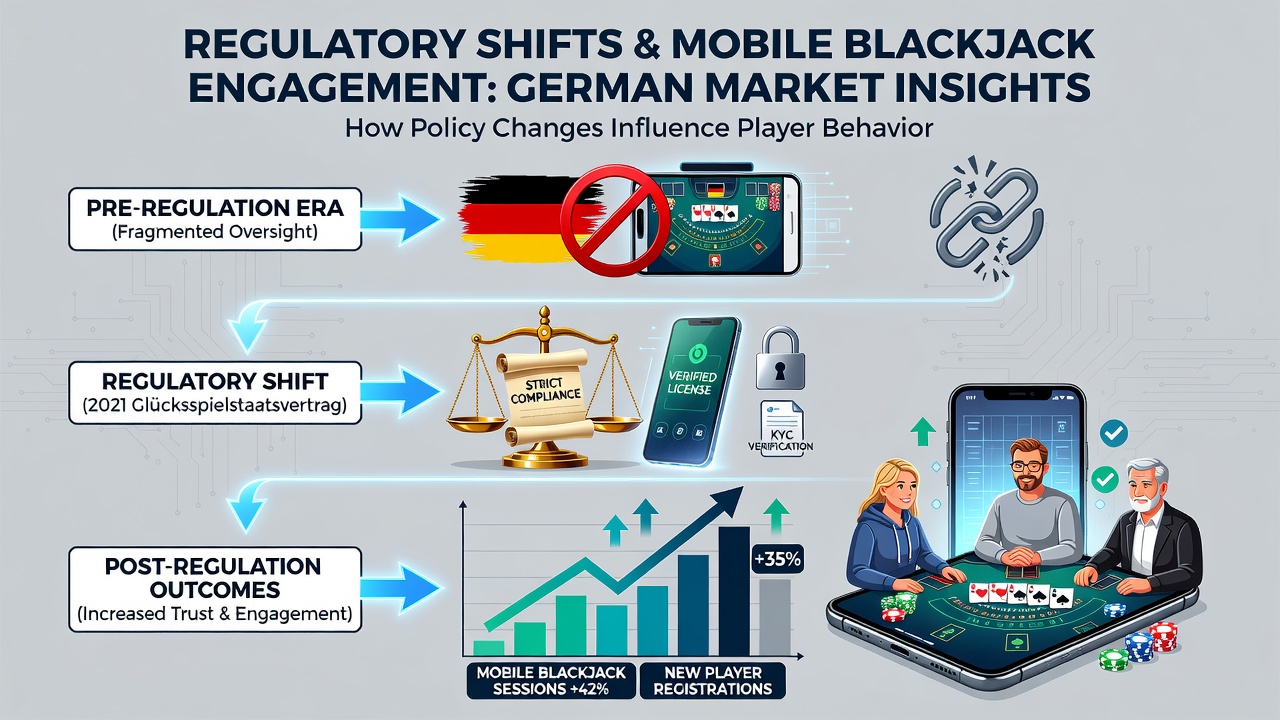 Mobile Blackjack-Engagement und regulatorische Einflüsse auf deutsche Spieler